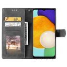 For Samsung Galaxy S25+ 5G Nail Skin Feel Stitching Calf Texture Leather Phone Case(Grey) - 3