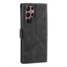 For Samsung Galaxy S25 Ultra 5G Nail Skin Feel Stitching Calf Texture Leather Phone Case(Black) - 3