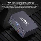 HW33 100W Type-C + USB 10-Port Desktop Fast Charger, Plug Type:US Plug - 3