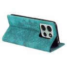 For Motorola Moto G75 5G Totem Embossed Magnetic Leather Phone Case(Green) - 3