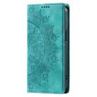 For Motorola Moto G05 Totem Embossed Magnetic Leather Phone Case(Green) - 2