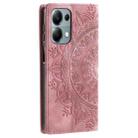 For Motorola Edge 60 Fusion Totem Embossed Magnetic Leather Phone Case(Rose Gold) - 3