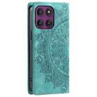 For Motorola Edge 60 Pro Totem Embossed Magnetic Leather Phone Case(Green) - 3