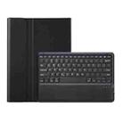 For Huawei MatePad Air 12 2024 Ultra-thin Detachable Bluetooth Keyboard Leather Tablet Case(Black) - 1