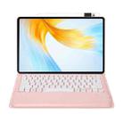 For Huawei MatePad Air 12 2024 Ultra-thin Detachable Bluetooth Keyboard Leather Tablet Case(Pink White) - 2