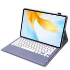 For Huawei MatePad Air 12 2024 Ultra-thin Detachable Bluetooth Keyboard Leather Tablet Case(Lavender White) - 3