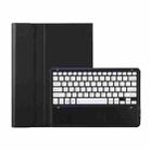 For Huawei MatePad Air 12 2024 Ultra-thin Detachable Bluetooth Keyboard Leather Tablet Case(Black White) - 1