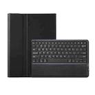 For Huawei MatePad Pro 12.2 Ultra-thin Detachable Bluetooth Keyboard Leather Tablet Case(Black) - 1