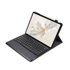 For Huawei MatePad Pro 12.2 Ultra-thin Detachable Bluetooth Keyboard Leather Tablet Case(Black) - 3