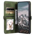 For Xiaomi 14T Skin Feel Totem Embossed Leather Phone Case(Deep Green) - 3