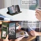 For Xiaomi 15 Skin Feel Totem Embossed Leather Phone Case(Deep Green) - 3