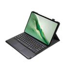 For Honor MagicPad 2 12.3 AH22-A Ultra-thin Detachable Bluetooth Keyboard Leather Tablet Case with Touchpad(Black) - 3