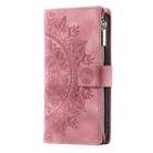 For Xiaomi 14T Pro Multi-Card Totem Zipper Leather Phone Case(Pink) - 2