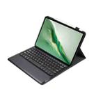 For Honor MagicPad 2 12.3 AH22 Ultra-thin Detachable Bluetooth Keyboard Leather Tablet Case(Black) - 3