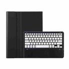 For Honor MagicPad 2 12.3 AH22 Ultra-thin Detachable Bluetooth Keyboard Leather Tablet Case(Black White) - 1