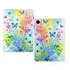 For Samsung Galaxy Tab A9 Painted Pattern Leather Tablet Case(Colorful Flowers) - 3