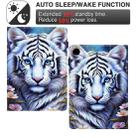 For Samsung Galaxy Tab A9+ Painted Pattern Leather Tablet Case(White Tiger) - 3