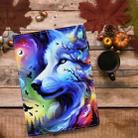 For Samsung Galaxy Tab S6 Lite 2020 Painted Pattern Leather Tablet Case(Star Wolf) - 2