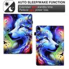 For Samsung Galaxy Tab S6 Lite 2020 Painted Pattern Leather Tablet Case(Star Wolf) - 3