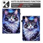 For Samsung Galaxy Tab S6 Lite 2020 Painted Pattern Leather Tablet Case(Tabby Cat) - 3