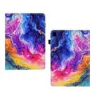 For Samsung Galaxy Tab A7 Lite Painted Pattern Leather Tablet Case(Marble) - 3