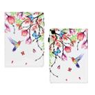 For Samsung Galaxy Tab A7 Lite Painted Pattern Leather Tablet Case(Flowers Bird) - 3