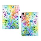 For Samsung Galaxy Tab A7 Lite Painted Pattern Leather Tablet Case(Colorful Flowers) - 3