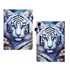 For Samsung Galaxy Tab A7 Lite Painted Pattern Leather Tablet Case(White Tiger) - 3