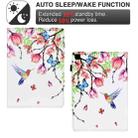 For Samsung Galaxy Tab A7 10.4 2020 Painted Pattern Leather Tablet Case(Flowers Bird) - 3