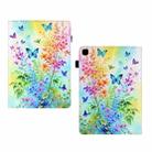 For Samsung Galaxy Tab A 10.1 2019 Painted Pattern Leather Tablet Case(Colorful Flowers) - 3