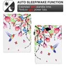 For Samsung Galaxy Tab A 10.1 2016 Painted Pattern Leather Tablet Case(Flowers Bird) - 3