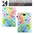 For Samsung Galaxy Tab A 10.1 2016 Painted Pattern Leather Tablet Case(Colorful Flowers) - 3