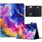 For Samsung Galaxy Tab A 10.5 Painted Pattern Leather Tablet Case(Marble) - 1