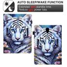 For Samsung Galaxy Tab A 10.5 Painted Pattern Leather Tablet Case(White Tiger) - 3