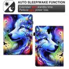 For Samsung Galaxy Tab A 10.5 Painted Pattern Leather Tablet Case(Star Wolf) - 3