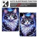 For iPad Air 11 2024 Painted Pattern Leather Tablet Case(Tabby Cat) - 3