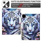 For iPad Pro 11 2024 Painted Pattern Leather Tablet Case(White Tiger) - 3