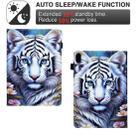 For iPad 10.9 2022 Painted Pattern Leather Tablet Case(White Tiger) - 3