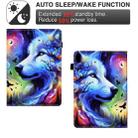 For iPad 10.9 2022 Painted Pattern Leather Tablet Case(Star Wolf) - 3