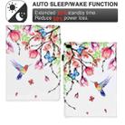 For iPad 9.7 2017 Painted Pattern Leather Tablet Case(Flowers Bird) - 3