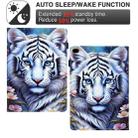 For iPad 9.7 2017 Painted Pattern Leather Tablet Case(White Tiger) - 3