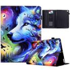 For iPad mini 2019 Painted Pattern Leather Tablet Case(Star Wolf) - 1