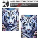 For Amazon Kindle 11th 2022 Painted Pattern Leather Tablet Case(White Tiger) - 3