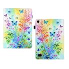 For Amazon Kindle Fire 7 2015 Painted Pattern Leather Tablet Case(Colorful Flowers) - 3