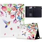 For Amazon Kindle Fire 7 2022 Painted Pattern Leather Tablet Case(Flowers Bird) - 1