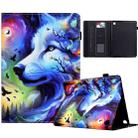 For Amazon Kindle Fire 7 2022 Painted Pattern Leather Tablet Case(Star Wolf) - 1