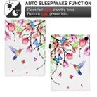 For Amazon Kindle Fire HD 8 2022 Painted Pattern Leather Tablet Case(Flowers Bird) - 3