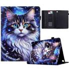 For Amazon Kindle Fire HD 8 2022 Painted Pattern Leather Tablet Case(Tabby Cat) - 1