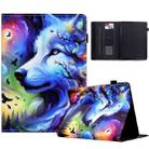 For Amazon Kindle Paperwhite 2 Painted Pattern Leather Tablet Case(Star Wolf) - 1