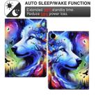 For Lenovo Tab M10 Plus 3rd Gen Painted Pattern Leather Tablet Case(Star Wolf) - 3